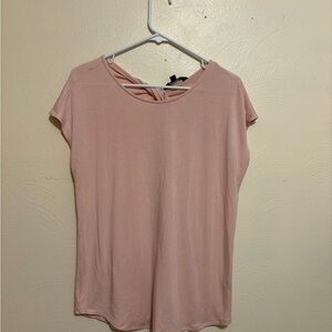 Simply Vera Vera Wang Pink Relaxed Short Sleeve Tee